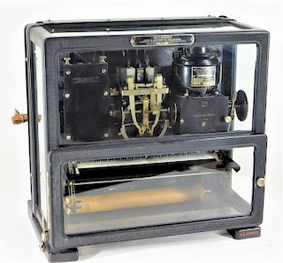 Antique Leeds & Northrup Skeletonized 24V Recorder