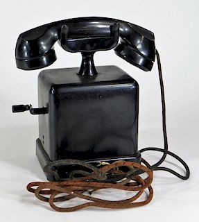American Electric Monophone Cradle Desk Telephone