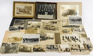 35PC Early Linemen Telephone Truck Photography Lot