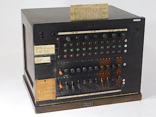 Vintage Western Electric Wood Case Switchboard