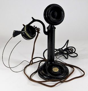 C.1920 Western Electric Candlestick Headset Phone