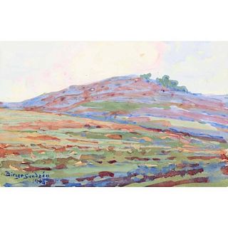 Birger Sandzen (1871-1954), California Landscape