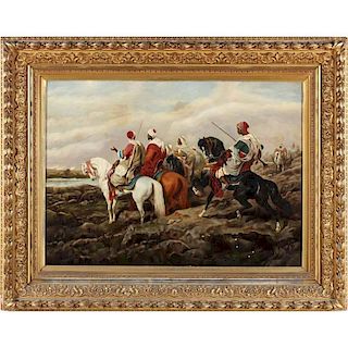 American School, Arabians on Horseback, 19th Century