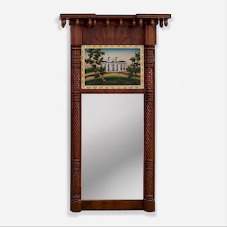 Federal Carved and Veneered Mahogany and 