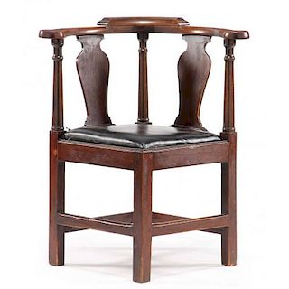Southern Chippendale Corner Chair