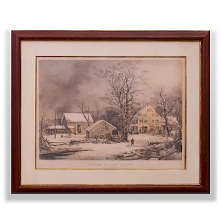 Currier & Ives, Publishers: Winter in the Country, a Cold Morning