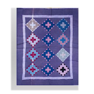 Three American Pieced Cotton Quilts