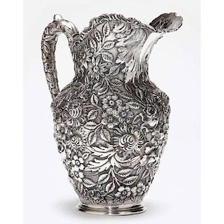"Baltimore Rose" Sterling Silver Water Pitcher