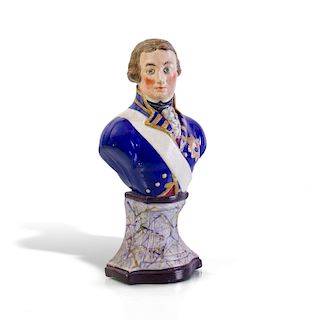 Staffordshire Bust of Frederick the Great