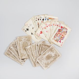 Painted Watercolor Deck of 52 Playing Cards