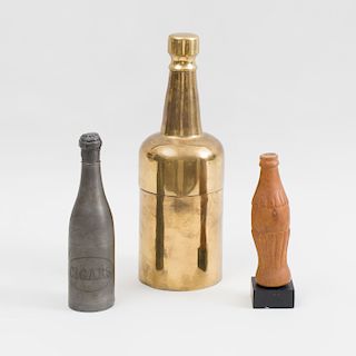 Group of Three Bottle-Form Articles