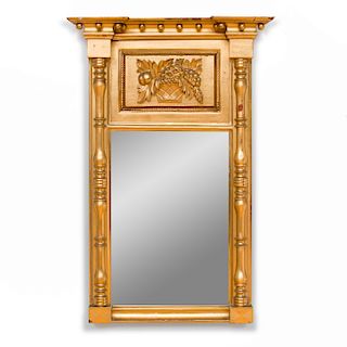 Late Federal Giltwood Mirror