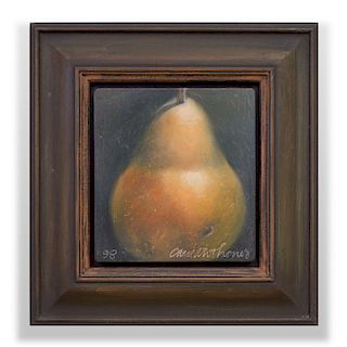 Carol Anthony (b. 1943): Granny Smith Apple; and Lone Pear