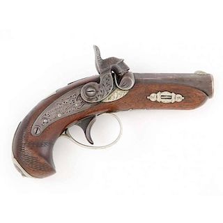Civil War Era Classic Deringer Pocket Pistol From San Francisco Agent