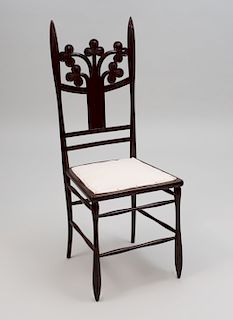 Aesthetic Movement Stained Wood Side Chair