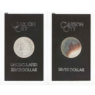 Two GSA 1884-CC Morgan Silver Dollars