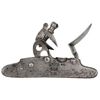 H. Nock British Military Screwless Rifle Lock