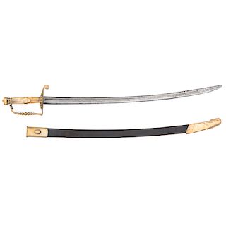 Early Pillow Pommel Navy Sword
