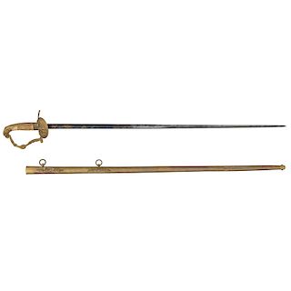 Eagle Pommel Naval Officer's Sword