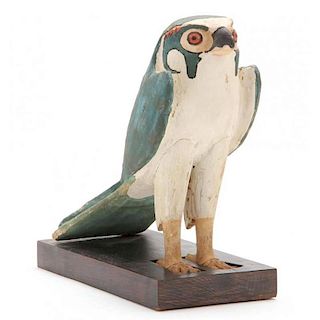 Ancient Egyptian Depiction of Horus as a Falcon