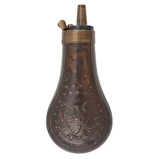 Eagle and Shield Flask Colt Type