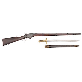 Spencer Model 1860 Navy Rifle with Bayonet