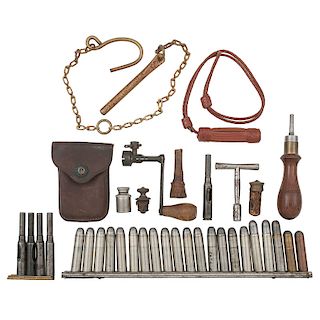 Lot Military Accouterments 