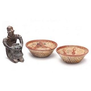 Three Mexican Pre-Columbian Ceramics