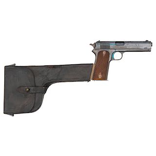 Factory Inscribed Colt Model 1905 with Holster Stock