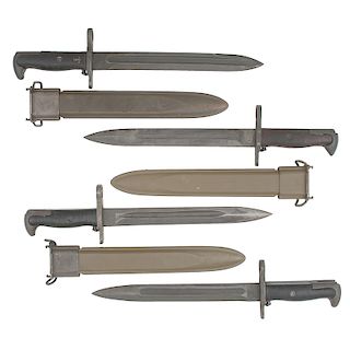 Lot Of Four M-1 Bayonets