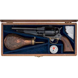 Cased Lyman  Reproduction Remington Percussion Revolver