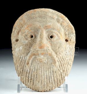 Hellenistic Greek Terracotta Theater Maskette