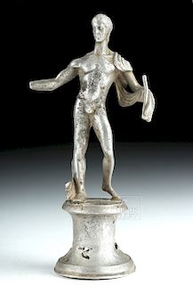 Rare Roman Silver Statue of Hercules
