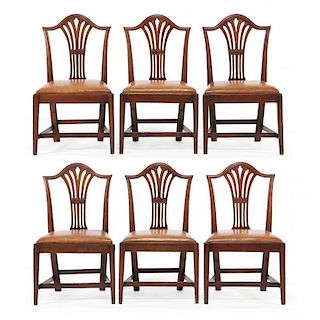 Set of Six Federal Dining Chairs