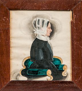 James Sanford Ellsworth (American, 1802/03-1874)  Portrait of Marcia Treat