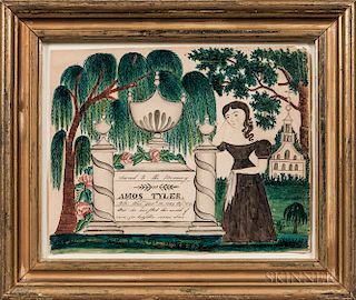 Watercolor Amos Tyler Mourning Picture