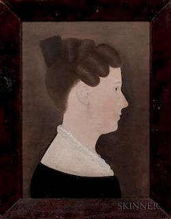 Ruth Henshaw Bascom (Massachusetts, 1771-1848)  Portrait of Sarah Flint Burton