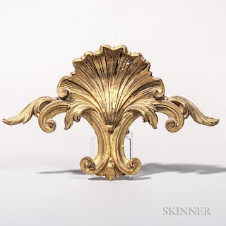 Carved and Gilt Shell Decoration