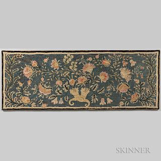 Floral Embroidered and Yarn-sewn Mat