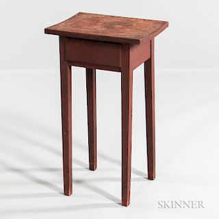 Small Red-painted Maple Stand