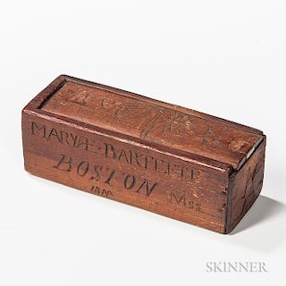Carved Slide-lid Box