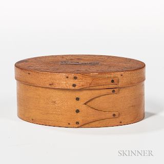 Yellow-stained Shaker "Button" Box
