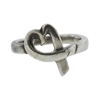 Tiffany &amp; Co Paloma Picasso Sterling Heart Ring