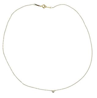 Tiffany &amp; Co Peretti Diamond By the Yard 18k Gold Diamond Necklace