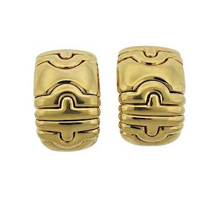 Bvlgari Bulgari Parentesi 18K Gold Earrings