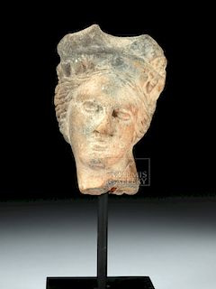 Greek Hellenistic Pottery Head of a Woman