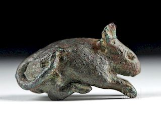 Adorable Roman Bronze Mouse