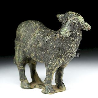 Roman Bronze Votive - Sheep Form