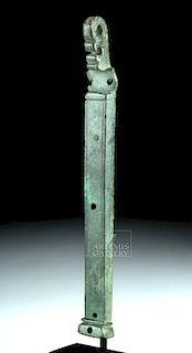 Roman Bronze Hasp from a Chest