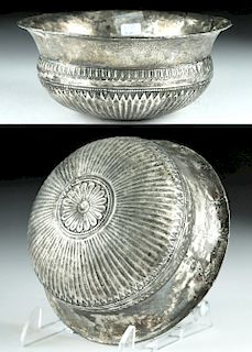Greek Achaemenid Silver Libation Bowl - 127.4 grams